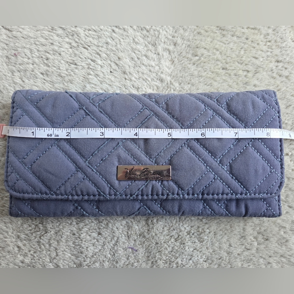 Vera Bradley Soft Blue Quilted Wallet
